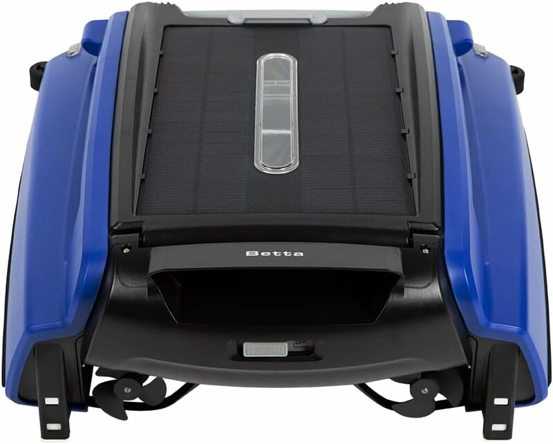 Betta SE Solar 62-Écumoire de piscine robotique automatique, nettoyeur avec livres continus de 30 heures, alimentation par batterie