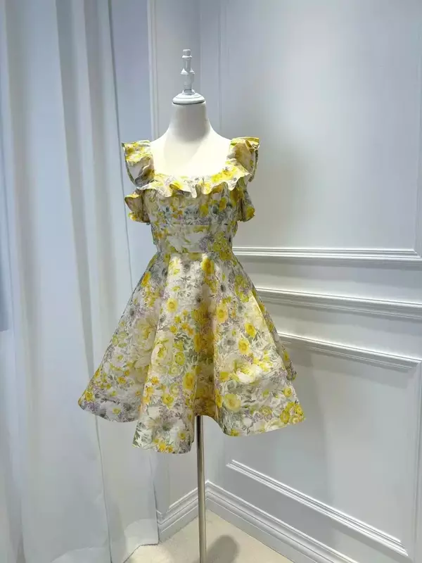 여성용 하이 엔드 원피스 맥시 드레스, 여름 원피스 드레스, 2024 미니 원피스, 2024 맥시, 신제품