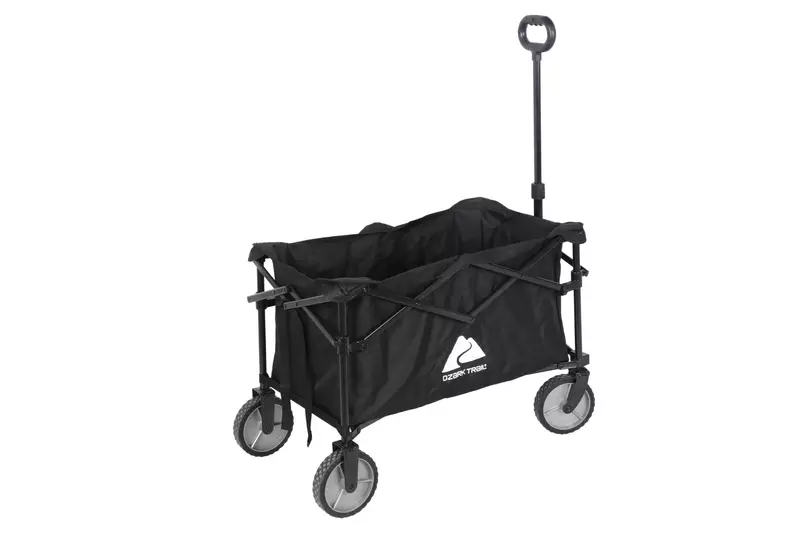 Ozark Trail Multi-Purpose Big Bucket Cart, Black Wagon Folding Cart | USA | NEW