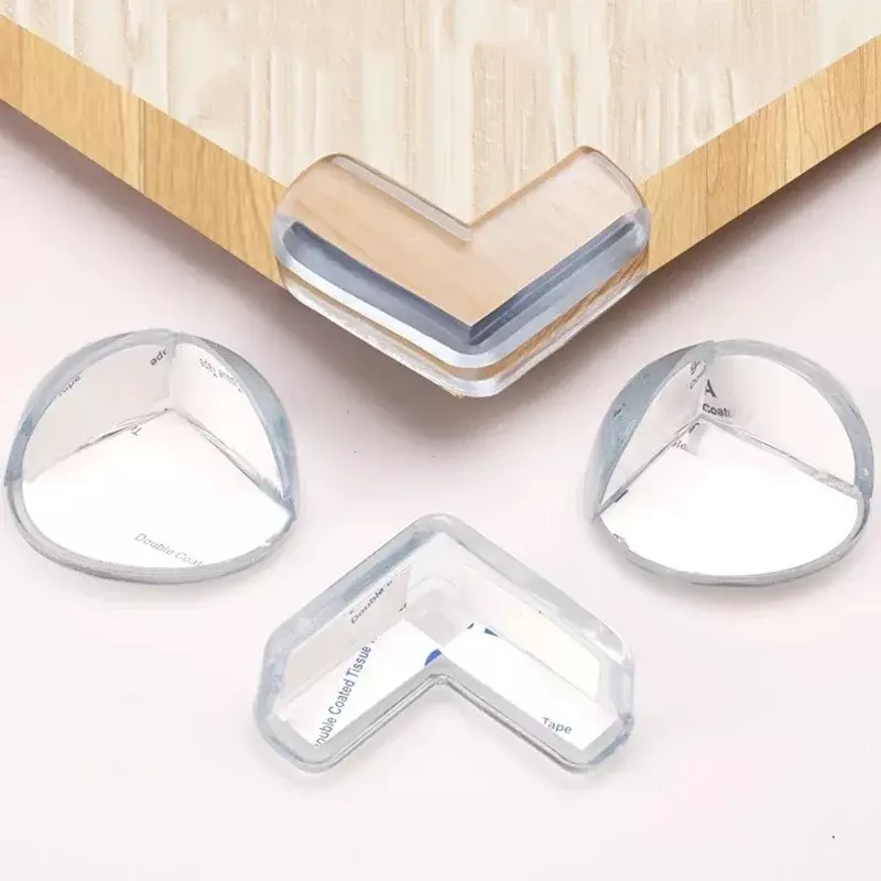 1-10pcs Baby Safety Protector Kids Transparent Desk Guard Protection Cover Cushion Silicone Table Corner Edge Anti Collisions