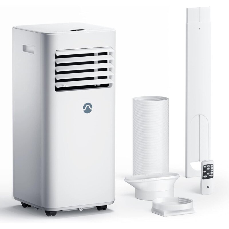 Portable Air Conditioners, 3-in-1 AC Unit, Dehumidifier & Fan with Digital Display, Remote Control, Window Installation Kit
