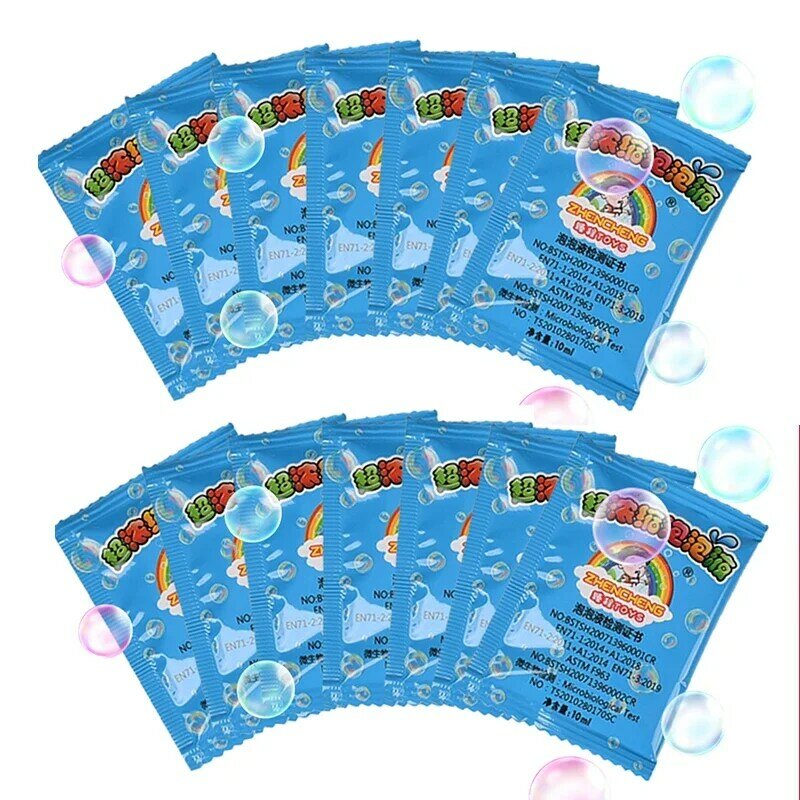 10-100ML Concentrated Bubble Solution Liquid Soap Water Refills for Automatic Bubble Machine Bubble Accessories Kids Parties