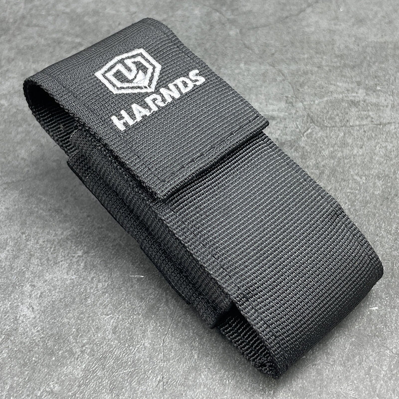HARNDS Universal Nylon Knife Pliers Sheath Pouch Waist Belt EDC Tools Storage Bag Multi Tool Holster with Elastic Side Panels