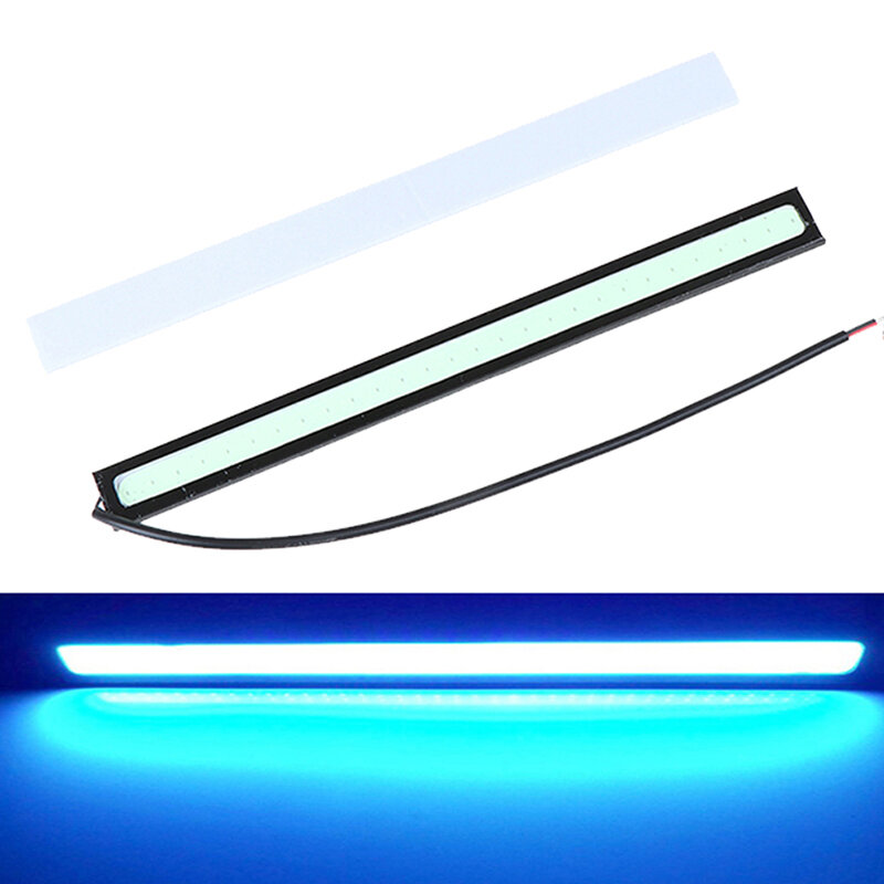 Universele 17Cm Auto Led Light Bar Strip Cob Dagrijverlichting Externe Verlichting Auto Waterdicht Auto Styling Drl Barra Led Lamp 12V