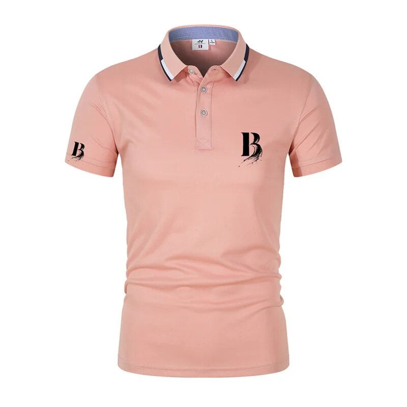 Chemise de sport d'été pour homme, t-shirt polo décontracté, vêtements de rue, 2024