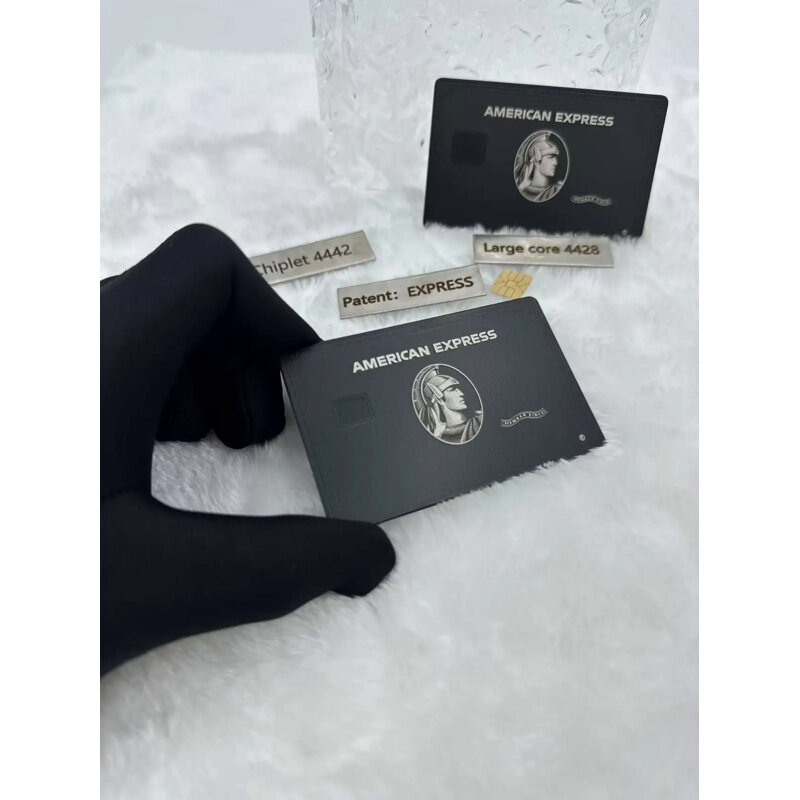 Personalizza l'ultima carta di metallo American Express, sostituisci la tua vecchia carta con carta di metallo, carta nera, carta oggetto, carta regalo.