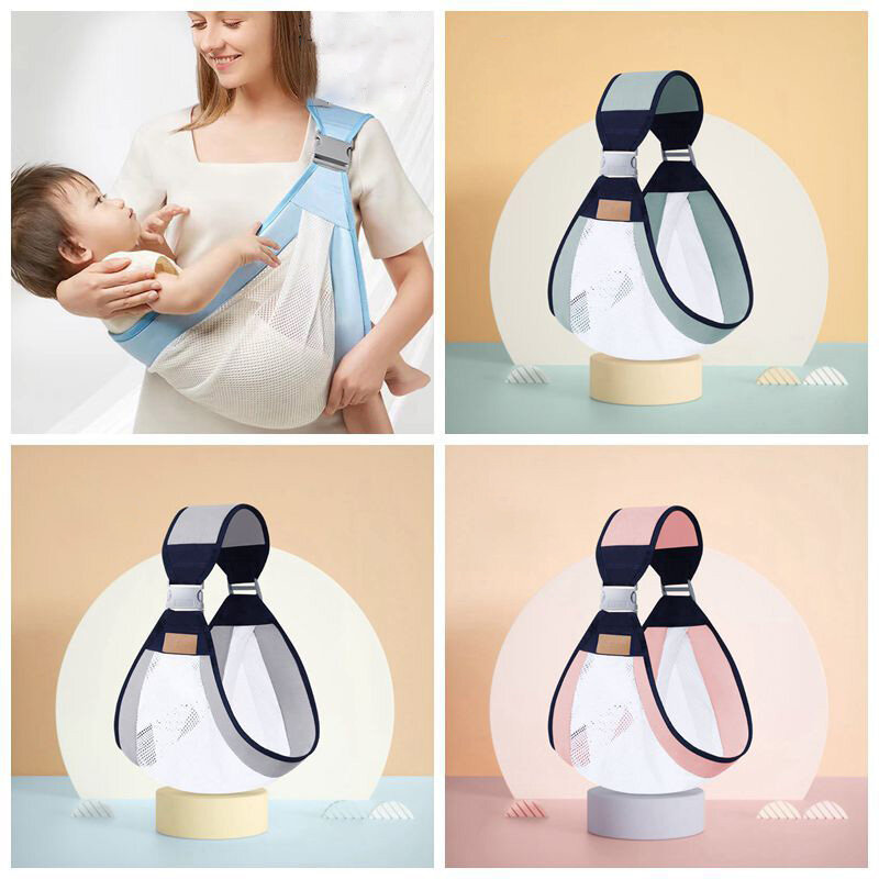 Porte-bébé ergonomique et respirant pour nouveau-né, porte-enfant pour tout-petits de 0 à 36 mois, porte-épaule unique multifonctionnel