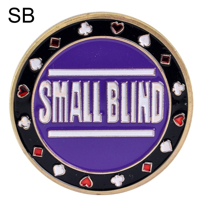 Elegante Button Coin Dealers Pucks Botões Big Blind Small Blind Button