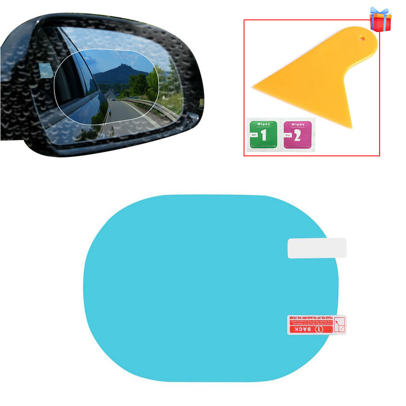 Forniture per autolavaggio rivestimento impermeabile antiappannamento pellicola idrorepellente antipioggia per specchietto retrovisore auto finestra laterale in vetro