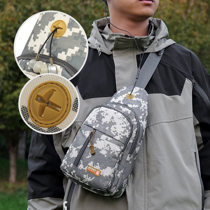 Chest Crossbody Men's Fashionable Versatile Backpack, Niche SportSAnd Leisure Women's Shoulder Bag, Personalized Chest Bag