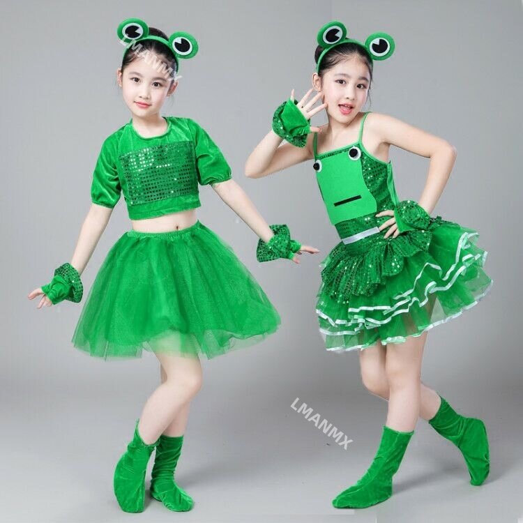 Die neue Kinder kleidung kleiner Frosch springen Frosch Performance Kleidung Kinder Cartoon Tier kostüme