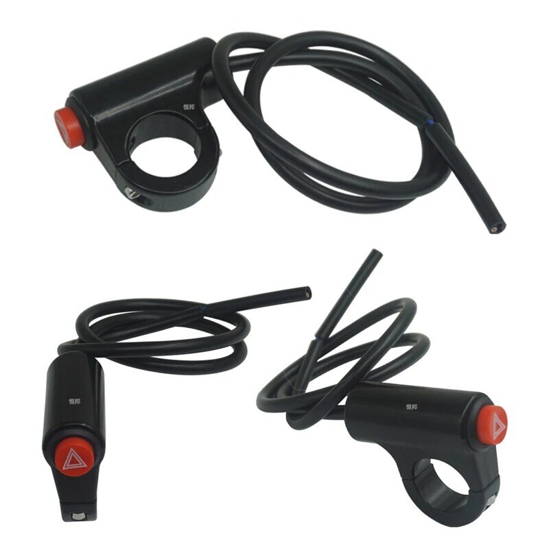 Motorcycle Hazard Light Button Electric Vehicle Double Warning Emergency Lamp Signal Flasher