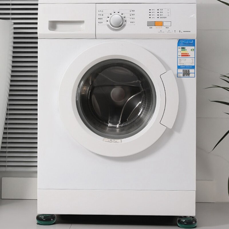4 Stuks Wasmachine Basis Voet Pads Universele Beschermer Pad Dik Stille Antislip Schokbestendig Voor Huis Droger Machine Duurzaam B
