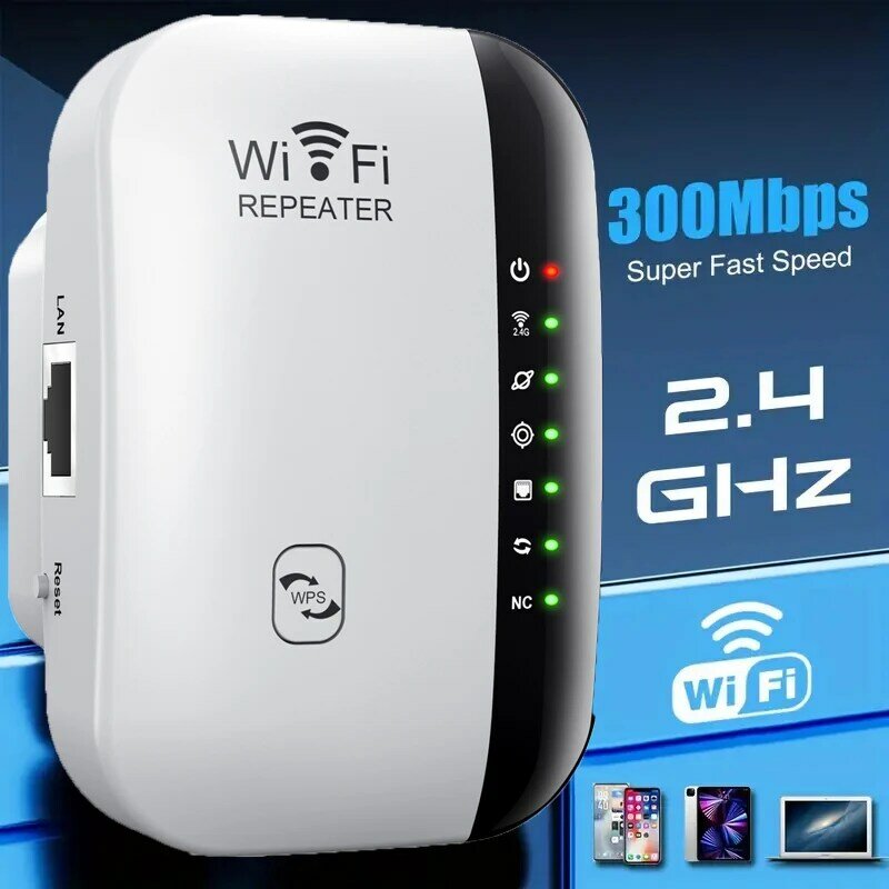 Penguat wi-fi nirkabel 300Mbps, penguat wi-fi jarak jauh 802.11N
