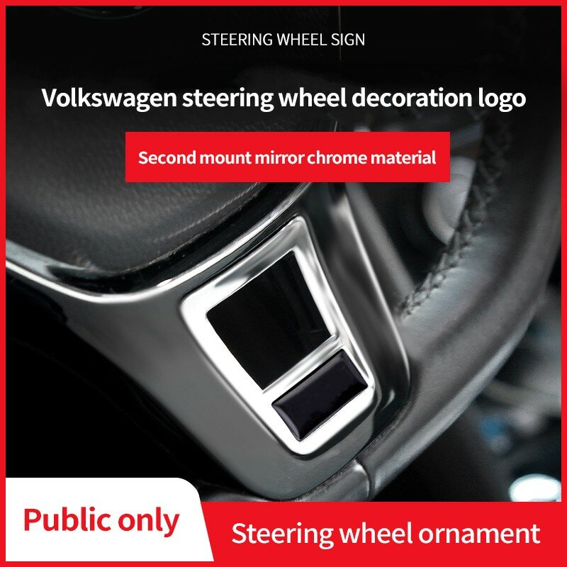 Stiker dekoratif roda kemudi mobil Alcantara Suede Untuk volkswagen Sagitar Jetta CC Golf Bora aksesori modifikasi