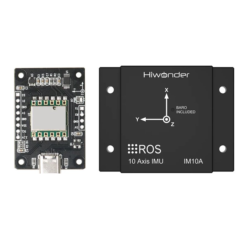 IMU inersia 10 poros, modul navigasi ROS1/ROS2 Robot MEMS USB magetometer Sensor postur ARHS 10 poros