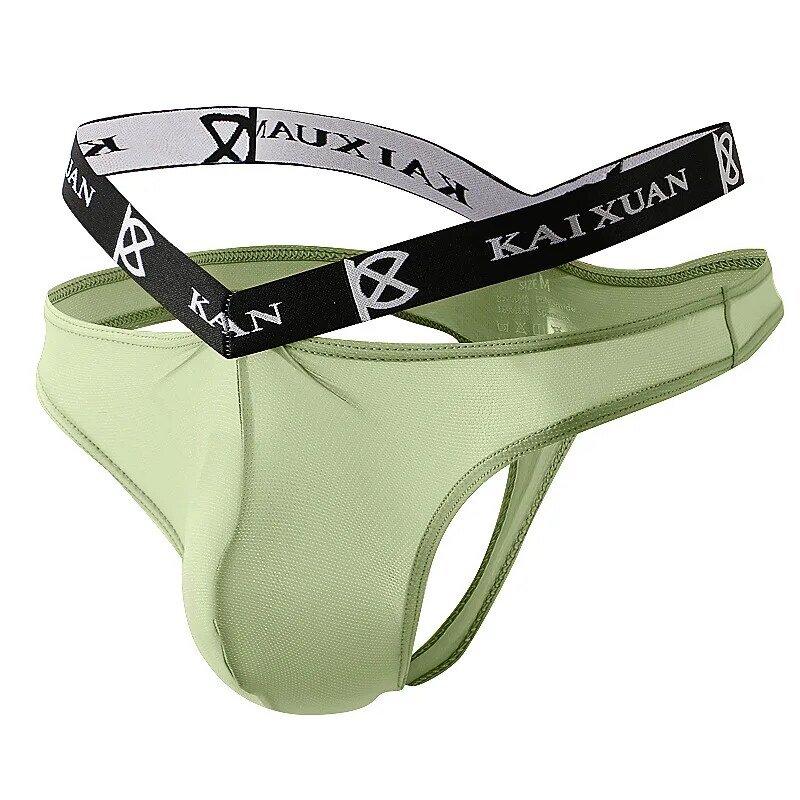 Sexy Men's Ice Silk Mesh Breathable G-String Thong