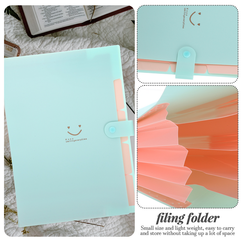 Folder Receipt Holder Organizer Accordion File Filing for Documents Folders Expanding