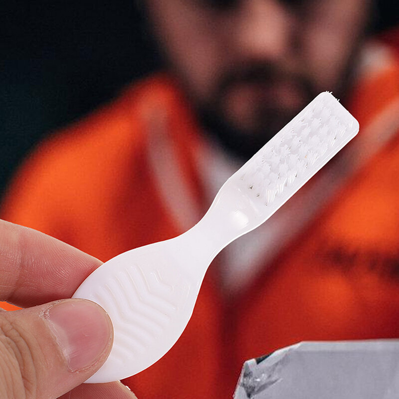 20 Stück Gefängnis Zahnbürste Mini Zahnbürsten kleine manuelle tragbare Nylon täglich winzig