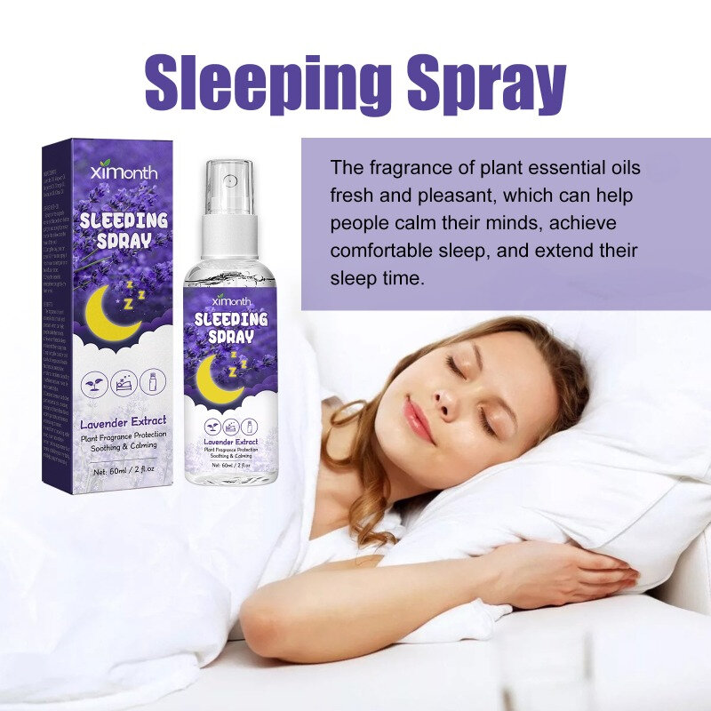 Spray per il sonno alla lavanda cuscino alla vaniglia Spray per cuscino per il sonno Spray per il sonno profondo ansia ritardata alleviare lo stress rilassarsi migliorare l'insonnia