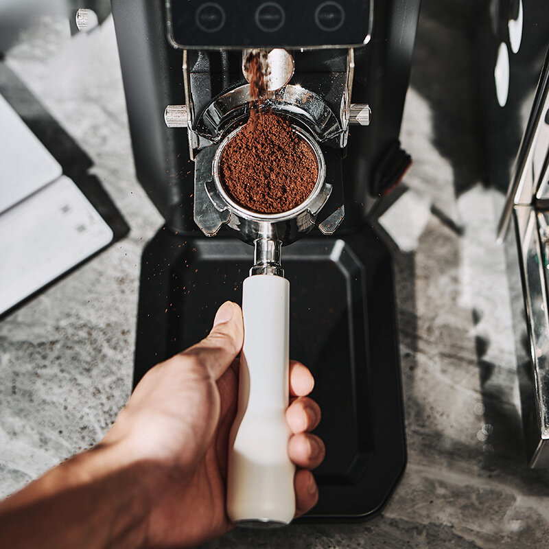 Coffee Bottomless Portafilter สำหรับ Delonghi เครื่องชงกาแฟมือจับตัวกรอง51มม.ตะกร้า EC200/221/0310/0311/330/152/680/685/850