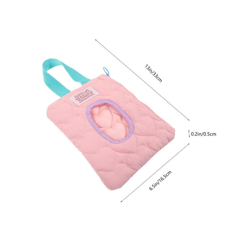 Caja de bolsa colgante de toallitas húmedas para bebés, contenedor de soporte para bebés, funda de algodón