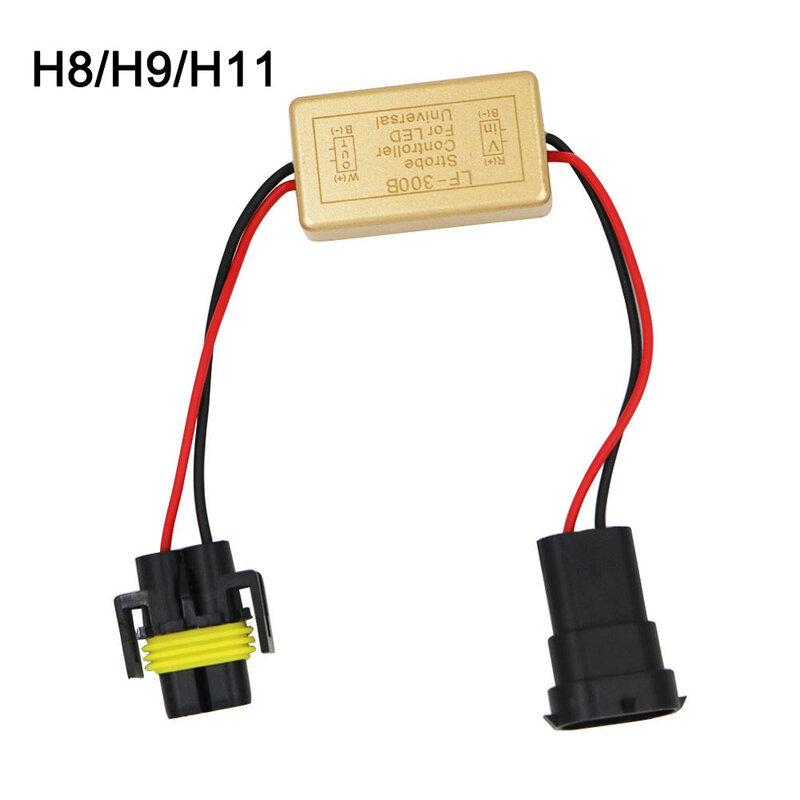 Caja de controlador estroboscópico de Flash LF-300B, módulo de parpadeo continuo H1, H4, H7, H8/H9/H11, enchufe 9005/9006 para faro LED antiniebla, 1 unidad