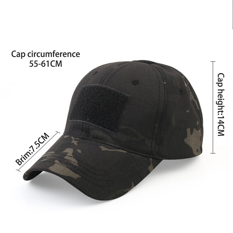 Camouflage Military Baseball Caps traf Mesh Tactical Army  Sport Adjustable Snapback Contractor Dad Hats Men Women
