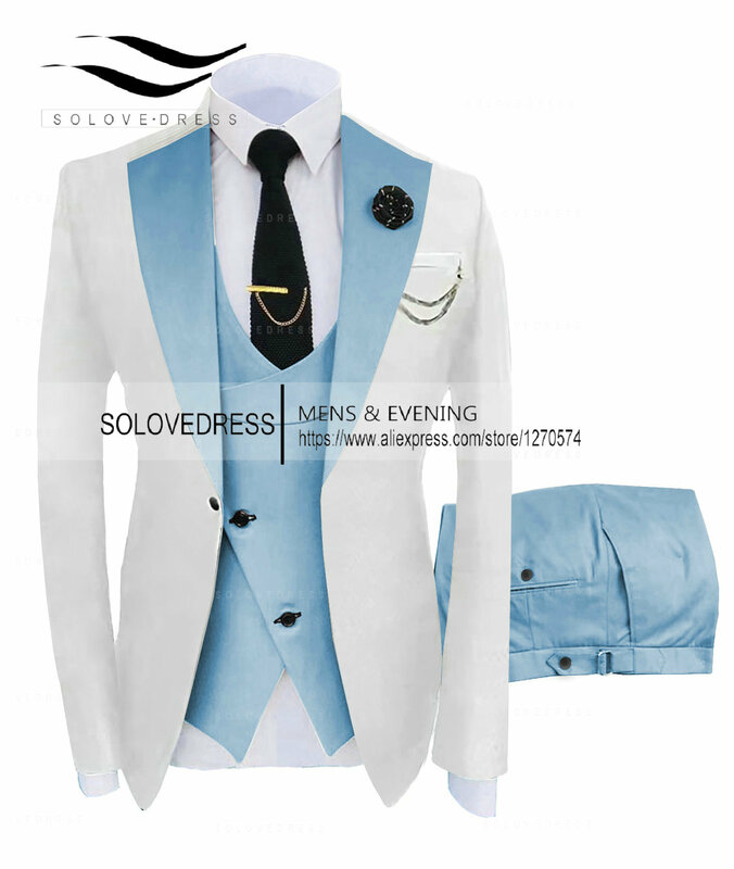 Setelan pakaian bisnis pria, jas Formal sosial kelas atas 2024, jaket + rompi + celana, Set jas pernikahan pengantin pria