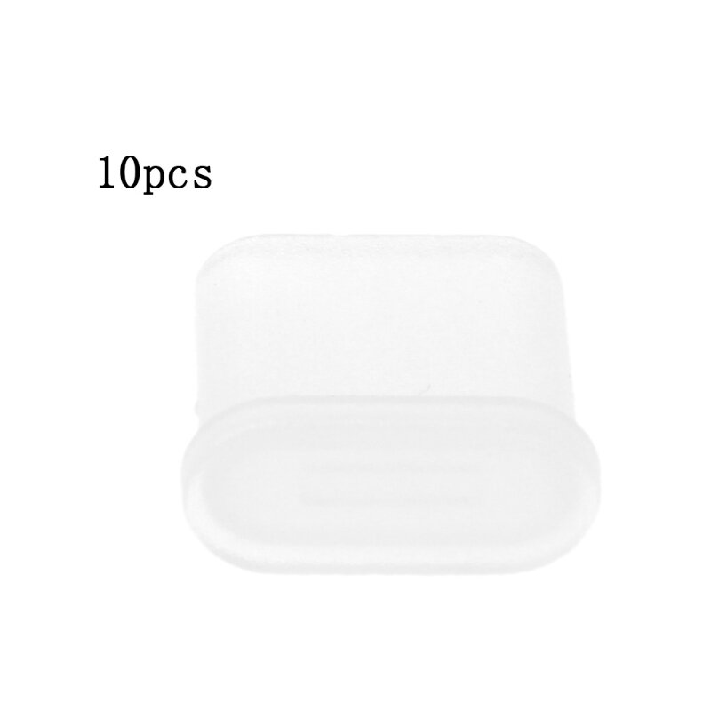10PCS Charging Cable Dust Plug Protector for Case for USB Type-C Male Port D5QC