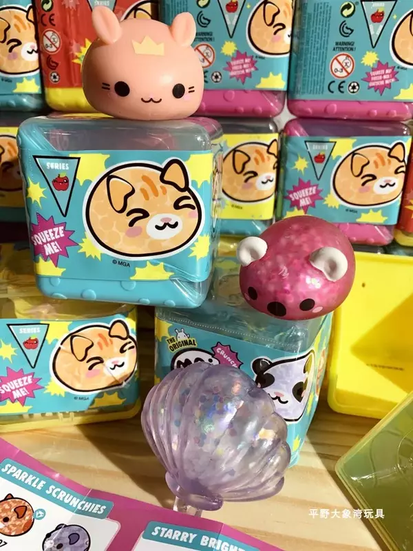 MOJ MOJ mainan rilis stres, Squishies antistres hewan lucu lembut Anti stres koleksi boneka anak-anak hadiah ulang tahun