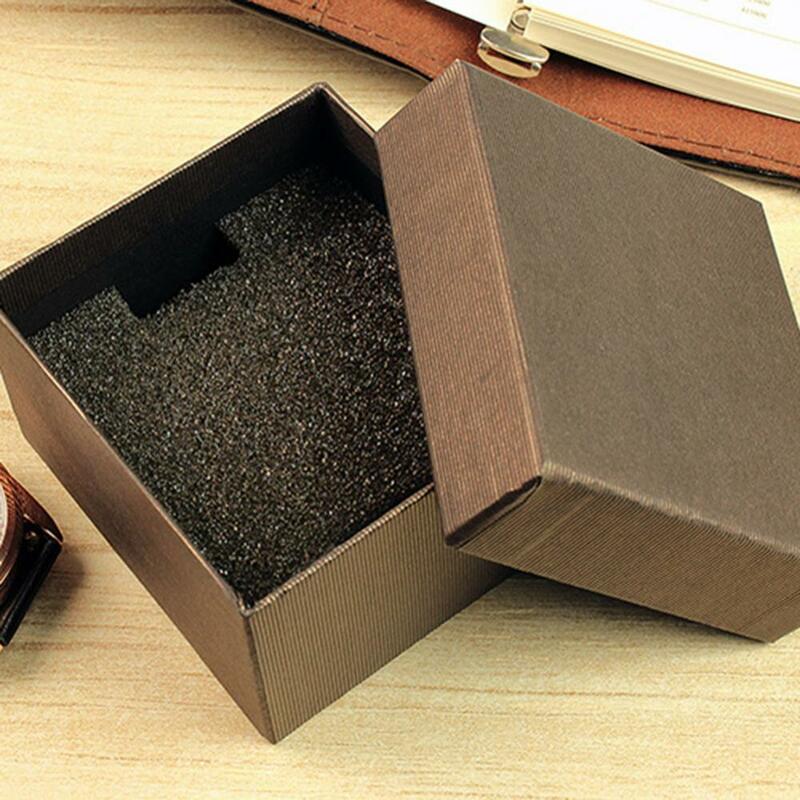 Fashion Square Bracelet Watch Jewelry Holder Storage Case Packaging Gift Box