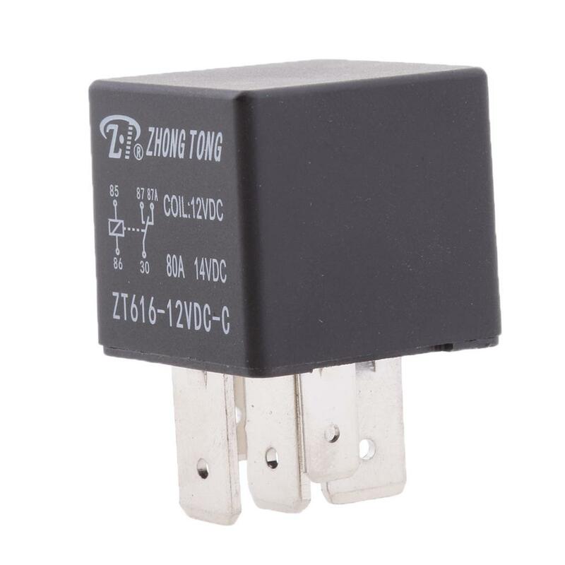 SPDT Automotive Switching Relay With 5 Pin Contacts for Applications 12V 80A