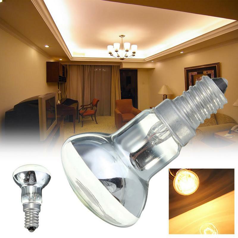 Lámpara de repuesto E14 R39 30W, foco con tornillo en bombilla, Reflector transparente, bombillas de punto, lámpara de filamento incandescente