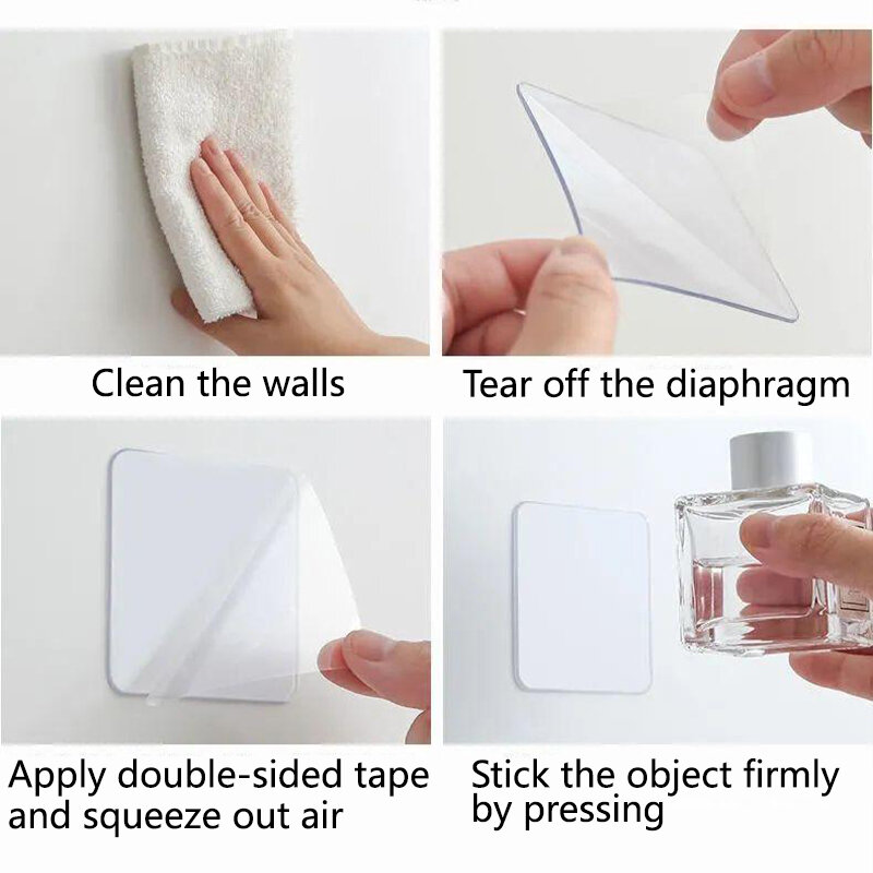 Supersterke Dubbelzijdige Zelfklevende Nano Tape Transparante Muurstickers Waterdichte Huishoudelijke Producten Lijmen Geen Sporen 100 Stuks