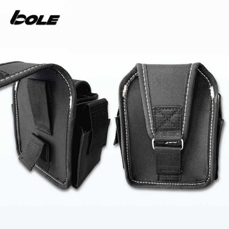BOLE Small Tool Waist Bag, Special Waist Bag For Thickened Waterproof Multimeter Multi-functional Electrician Tool Bag