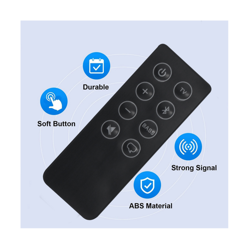 Télécommande Audio pour Bose SOLO 5 15 II, Lecteur CD Home Media, Contrôleur de Système de Musique Compatible Bluetooth