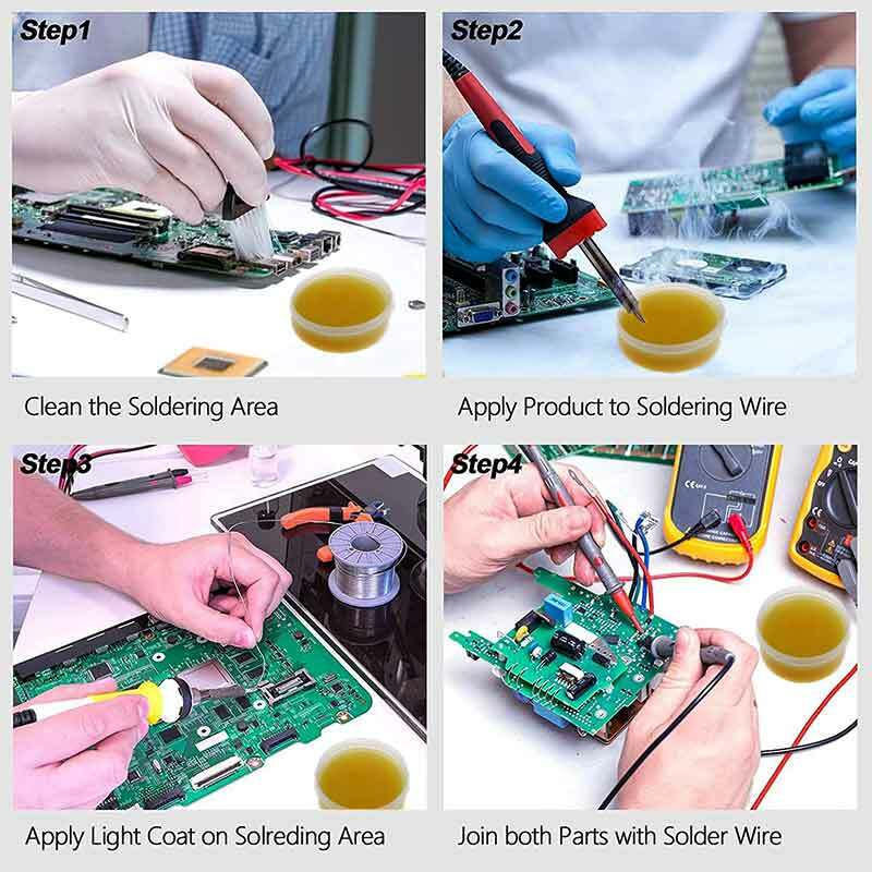 Solder Paste Professional Welding Flux Lead-free Soldering Repair Paste Rosin Soldering Flux for Circuit Soldering Components