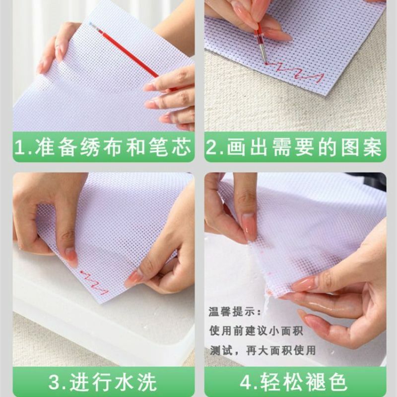 Kain penanda panas dapat dihapus pena isi ulang suhu hilang 5 warna pena untuk Quilting, jahit membuat gaun kerajinan tangan