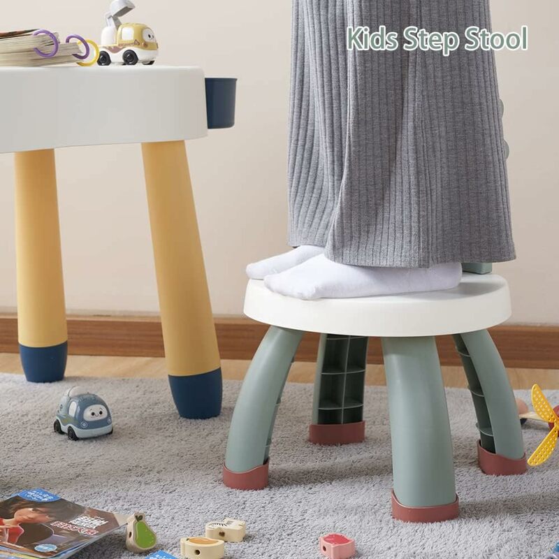 Plastic Dinosaur Chair for Children, Lightweight Step Stool, Non-slip Seat, Sturdy and Durable, Use for Classroom and Outdoor