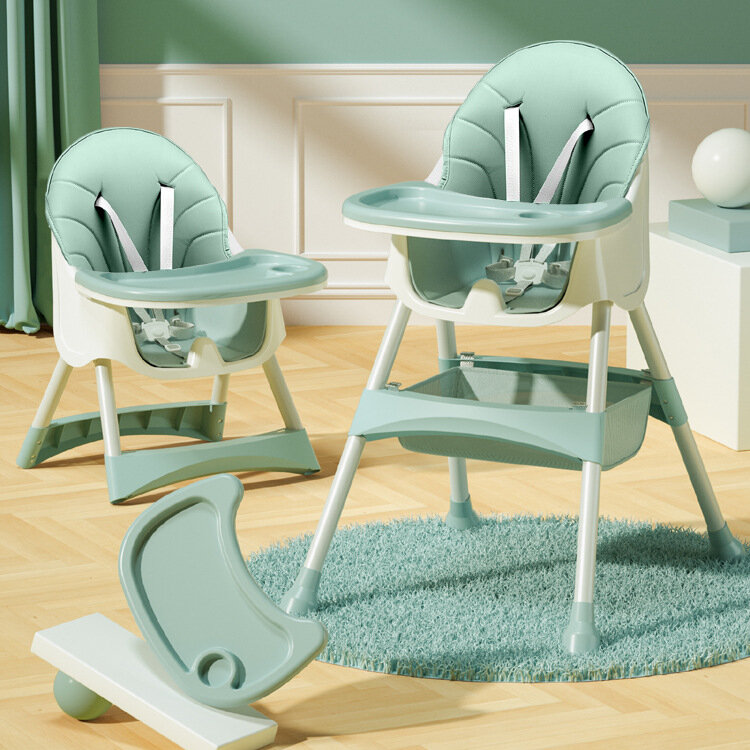Baby Detachable High Chair To Eat Reclining Infant Baby Eating Chair with Bib&Bowel Baby Chair for Feeding
