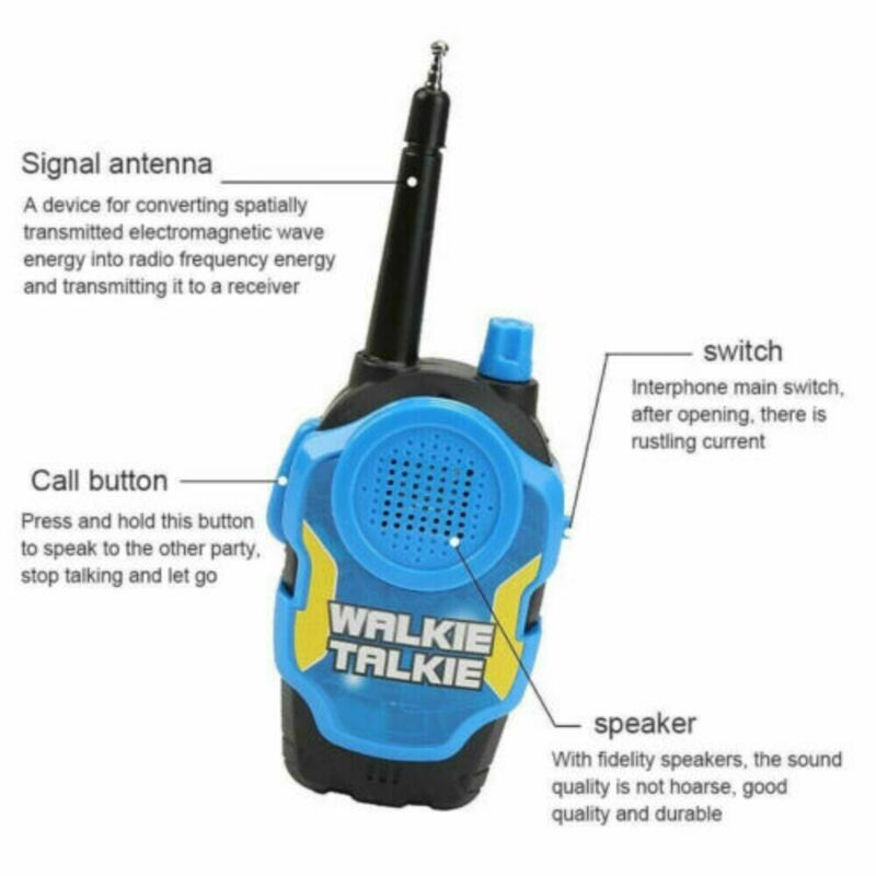 Portable Educational Toy Best Gift Kids Walkie Talkies Outdoor Games Intercom Toy Long Range Walky Talky