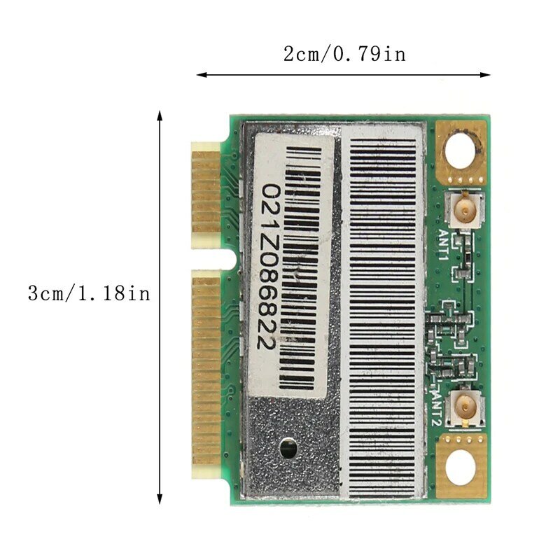 F3MA Atheros AR9285 Half Mini PCIe PCI-express การ์ด WIFI WLAN ไร้สายสำหรับ 7