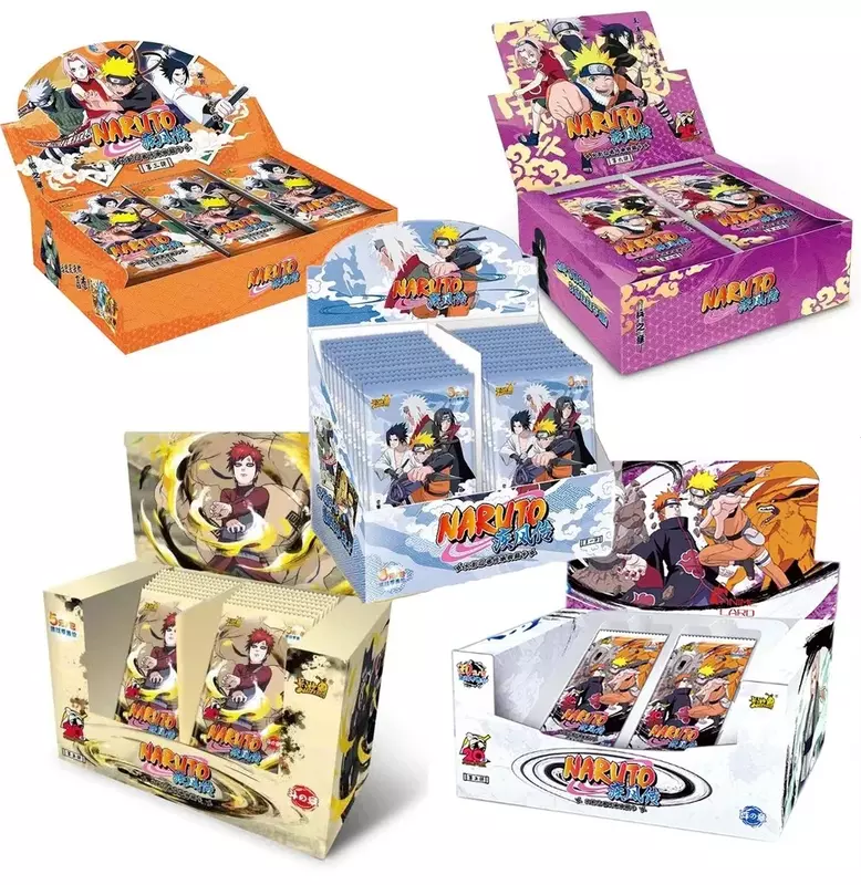 Kayou-juego completo de cartas de Anime para niños, Set completo de colección de cartas de Naruto, SENinjaWorld, BP, Uzumaki, regalo para niños