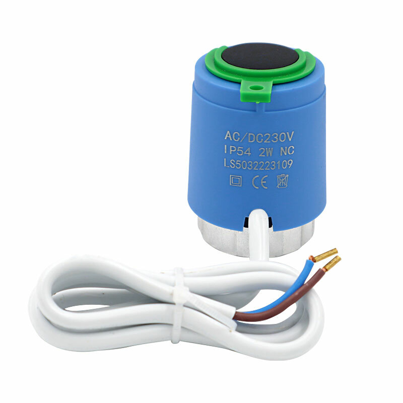 Radiatore attuatore termico elettrico 230V per riscaldamento a pavimento collettore valvola NC N58A