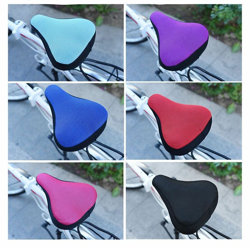 Accessories Honeycomb Design Bicycle Parts 3D Soft Cycling Cushion Bike Seat Cover Bicycle Saddle Cover Bike Cushion Cover