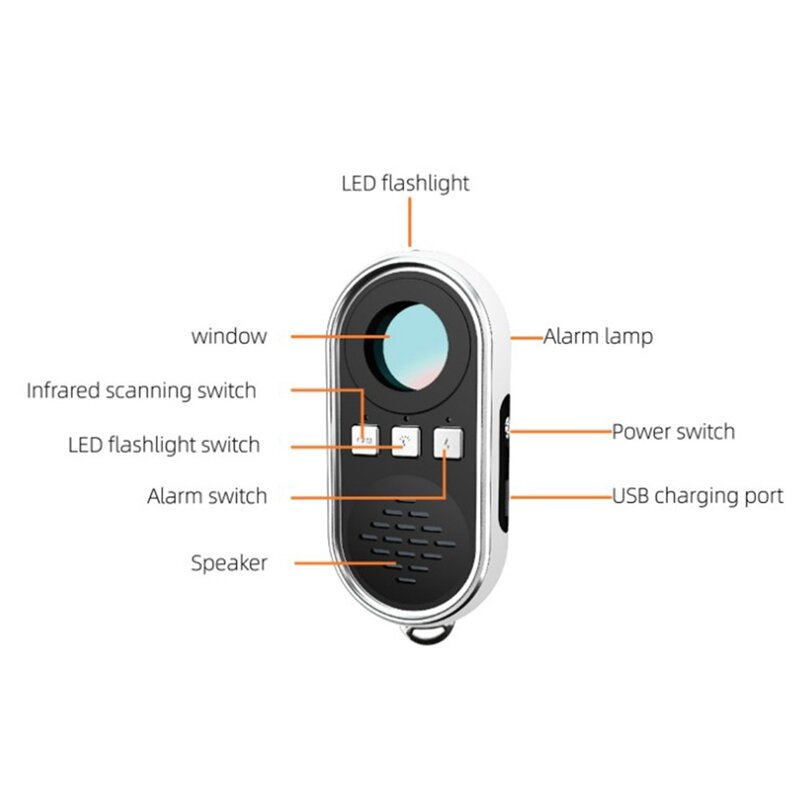 S200 Sensor gerak PIR Mini, sistem Alarm keamanan nirkabel dengan deteksi detektor Alarm inframerah GSM
