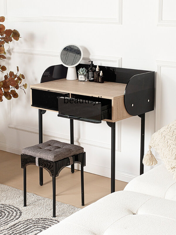 GY Italian Light Luxury toletta camera da letto moderna scrivania minimalista tavolo da trucco integrato piccolo comò