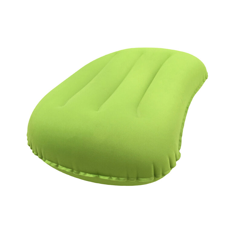 Almohada de viaje inflable portátil, cómoda para dormir y de fácil configuración para viajeros, duradera y compacta
