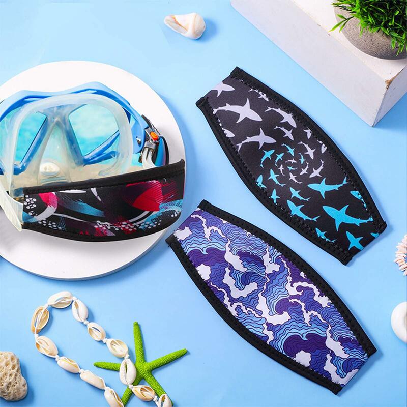 Scuba Diving Mask Strap Cover Neoprene riutilizzabile fascia protettiva per capelli per uomini e donne immersioni Snorkeling nuoto
